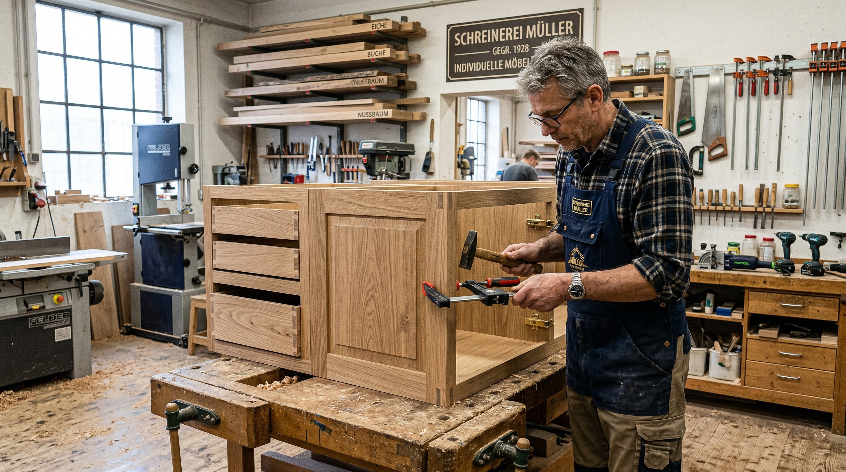 Lüdemann Hausservice - Fensterputzer - Dachrinnenreinigung - Steinreinigung – Tischler & Schreiner Kiel